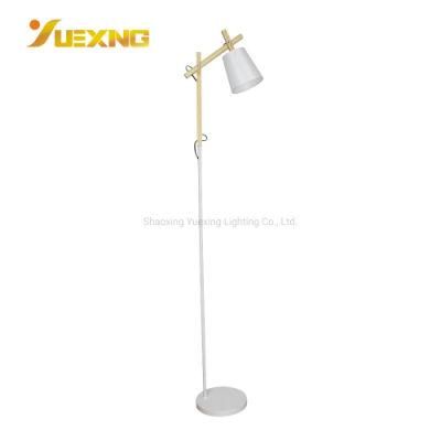 Wooden White Iron LED Modern Design Housing Stand Light Lighting Floor Lamp Luminaire