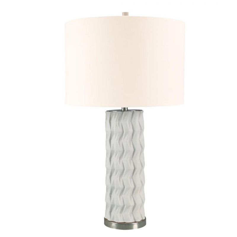 Furntiure Ceramic Desk Lights Table Lamp Fabric Shade Table Lamp Porcelain Lamp
