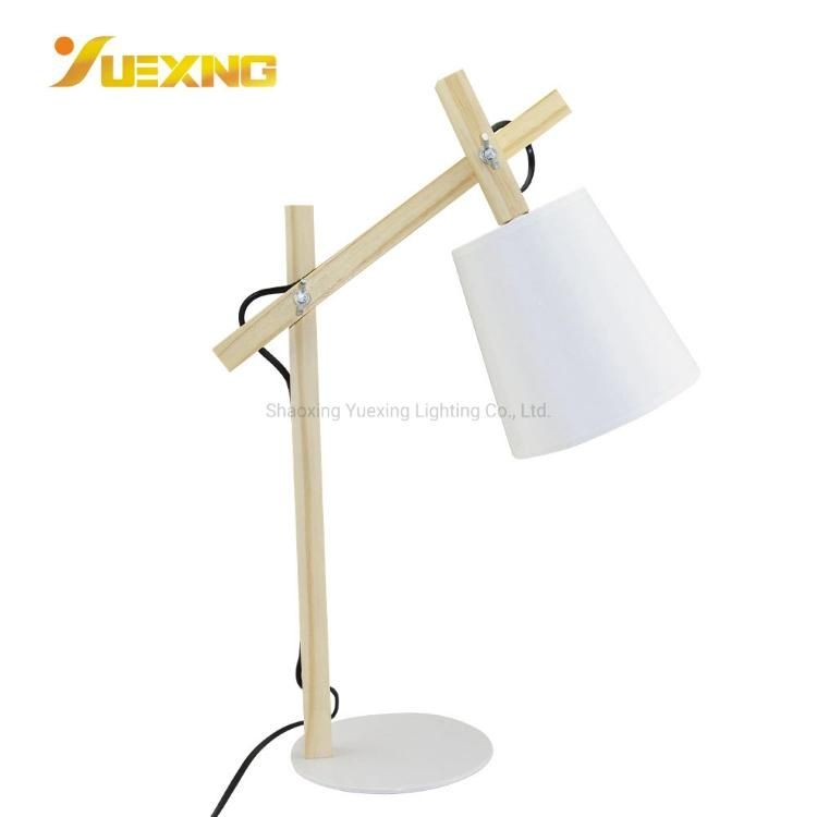 Modern Wood Table Lamp Indoor Vintage Table Lamp Decorate Table Light