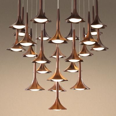 Traditional Retro Style Chandelier Restaurant Hotel Chandelier Pendant Lamp Light