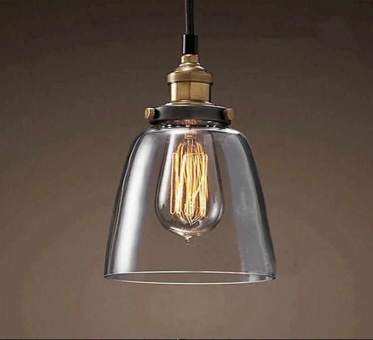 Indoor Simple Glass Chandelier Pendant Lamp Lighting for Room Decoration