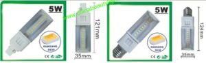 3 Years Warranty 5W SMD G24 LED Pl Light