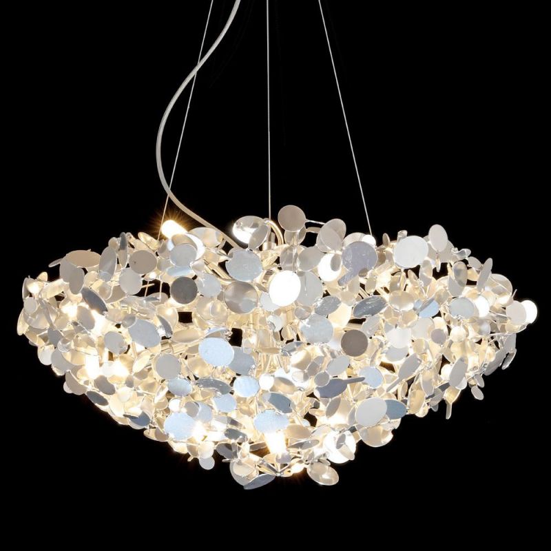 2022 Newest Ceiling Lamp White Slice Chandelier for Retails Luxury Nordic Pendant Lamp Living Room Light Round Ceiling Bedroom Lamp