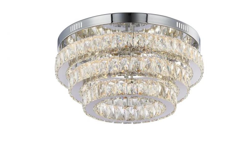 Modern Square Crystal Lamp Rain Drop Crystal Lamp LED Chandelier Lights and Lighting