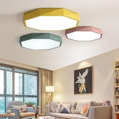 Ultra-Thin 5cm LED Ceiling Lamps Iron Round Black/White Colors Ceiling Lights (WH-MA-04)