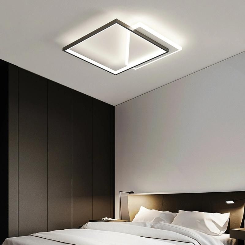 Geometric Art Ceiling Light Simple Bedroom Lamp Personality Livingroom Light LED