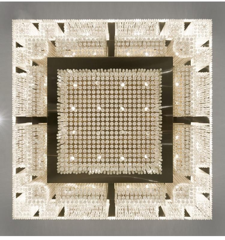 Competitive Price Hotel Lobby Dining Hall Custom Project Luxury Crystal LED Chandelier