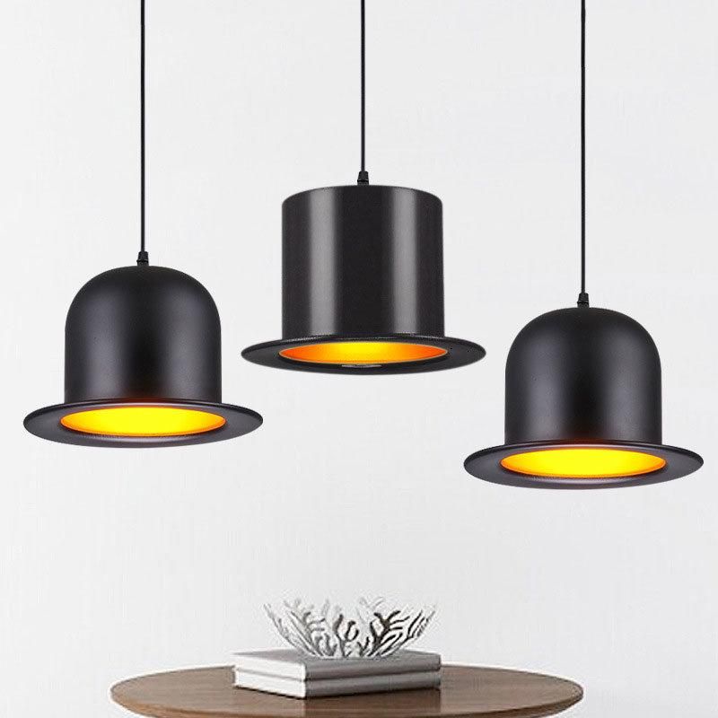 Retro Top Hat Shape LED E27 Pendant Light for Home Improvement Bedside Restaurant Lights (WH-VP-158)