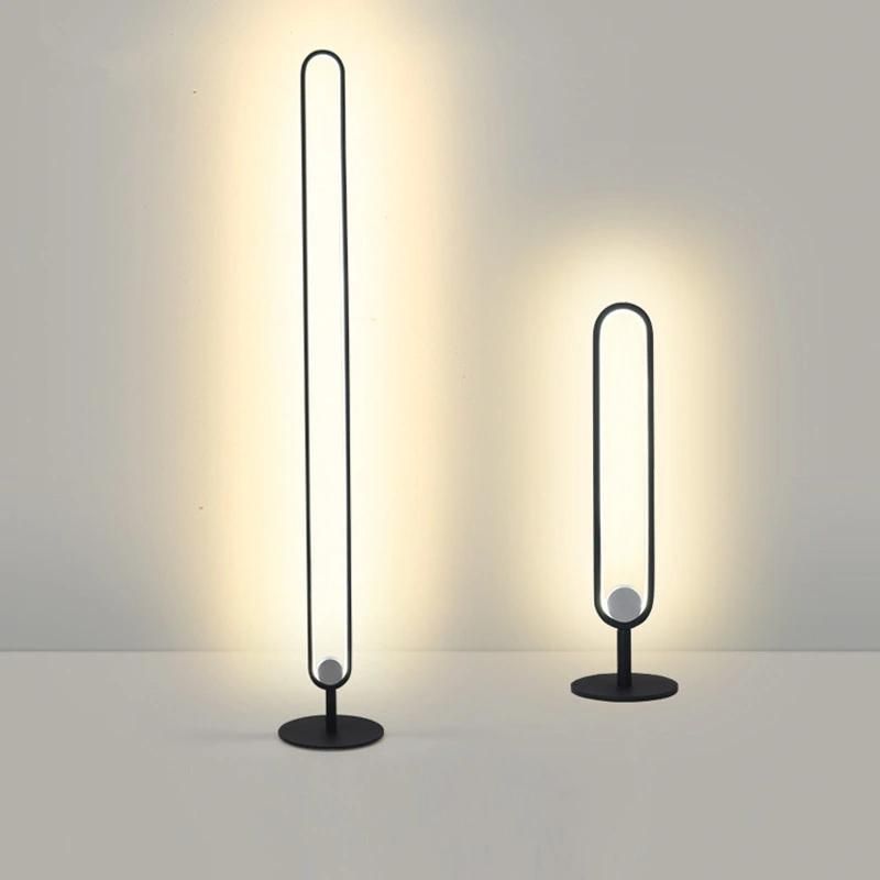 Modern RGB Remote Minimalist LED Floor Lamps Colorful Standing Lamps for Living Room Decor Indoor Bedroom Lamps