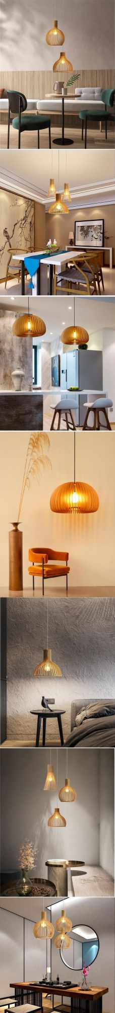 Classic Bamboo Chandelier Woven Bamboo Light Bamboo Hanging Lamp