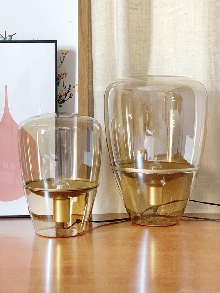 Transparent Glass Mini Table Lamp Restaurant Lamp Romantic Lamp Glass