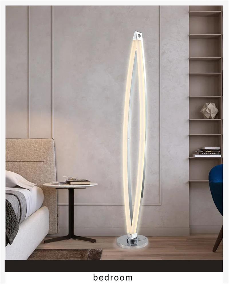 Creative Line Decoration Energy Saving Simple LED Modern Floor Lamp