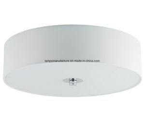 UL Fabric Hotel Ceiling Lamp with Acrylic Diffuser