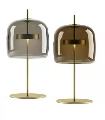 Nordic Bedside Counter Lamp Simple Creative Living Room Warm Romantic Bedside Bedroom Study Hotel Glass Lamp