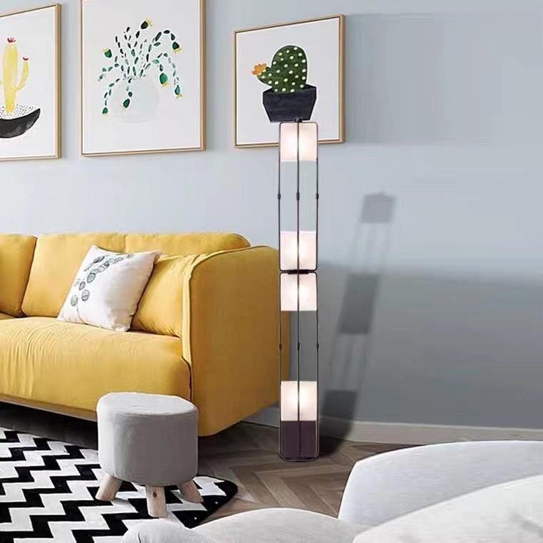 Postmodern Light Luxury Living Room Sofa Floor Lamp Model Room Hotel Lobby Bedroom Designer B & B Vertical Lamps