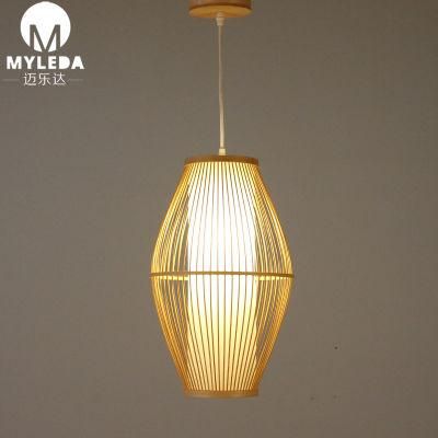 Indoor Lighting Pendant Lamp with Bamboo for Restaurant Decoration