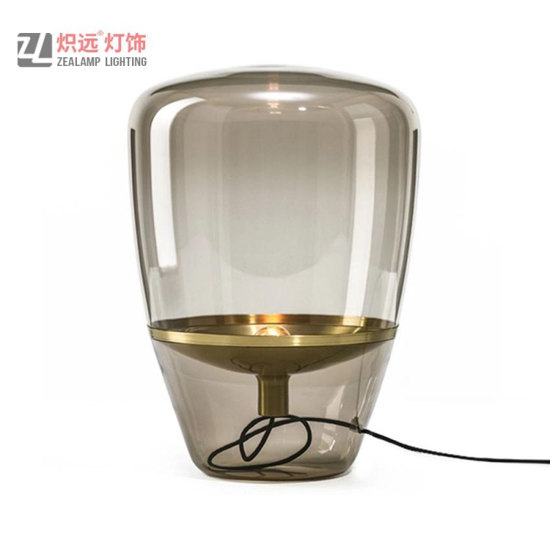 Postmodern Art Glass Table Lamp Restaurant Hardware Decorative Table Lighting