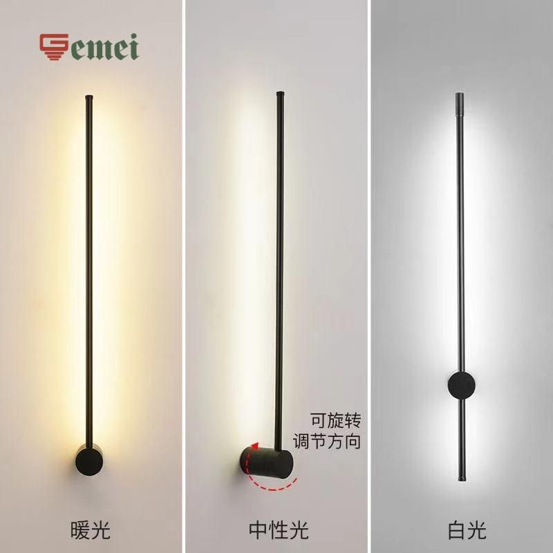 Minimalist Long Strip Wall Lamp Living Room Hotel Aisle Background Wall