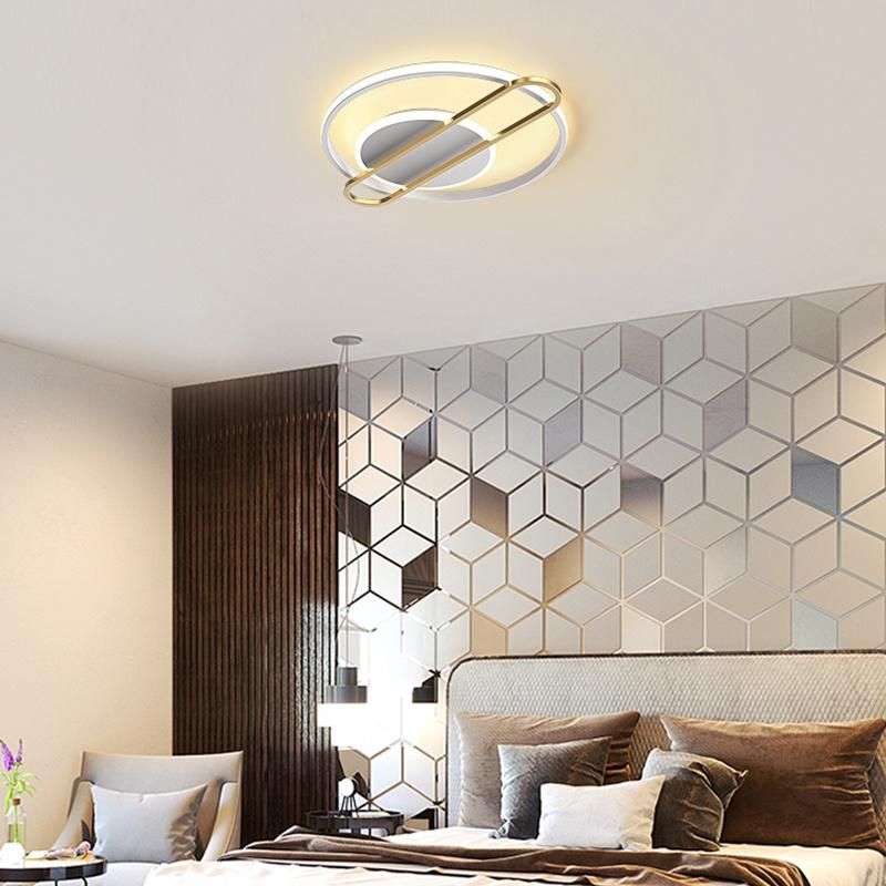 Modern Simple Lighting Bedroom Light LED Creative Round Home Ceiling Lamp