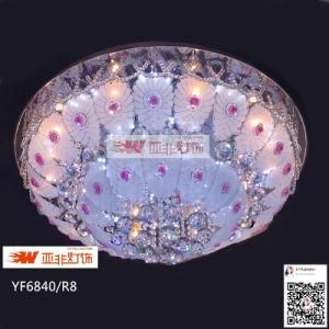 2015 New Model Glass Crystale LED Ceiling Lighting with RGB (YF6840/R8)