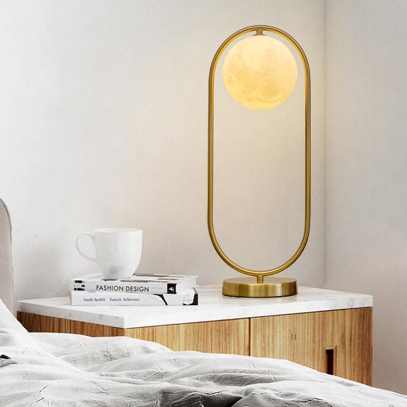 Creative Moon Lampshade Bedside Lamp Nightstand Lamps Table Lamps Light