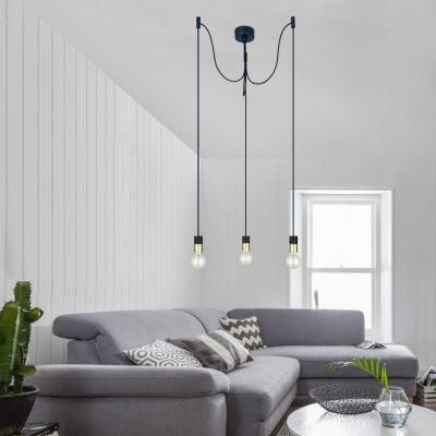 Industrial Pendant Light Fixture, Decor Adjustable Metal Hanging Lamp, Vintage Pendant Lighting for Kitchen Restaurant Dining Room