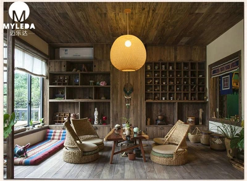 Cage Traditional Handmade Bamboo Lamp Pendant Light