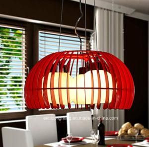 Red Chandelier Pendant Lighting Glass Ceiling Lamp (C636-2L)