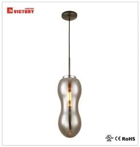 Indoor Modern Decorative Smoky Glass Pendant Lamp
