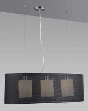 Modern Square Black Pendant Lamp (PD-1302/3O)