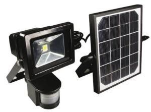 with Solar Panel 12V Outdoor PIR Sensor Security 20W Solar Flood Light