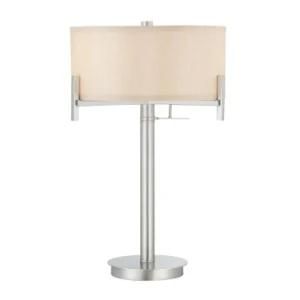 One Metal Tube Hotel Desk Lamp with on/off Rocker Switch