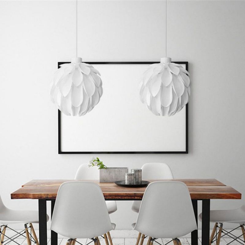 Nordic Pendant Lamp Design White Pinecone Creative Acrylic Lamp for Dining Room Kitchen Bar Pendant Light (WH-AP-107)