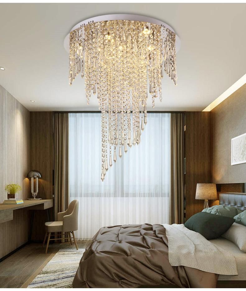 Hanging Crystal Ceiling Lights for Kitchen Bedroom Living Room Lighting Fixtures (WH-CA-33)