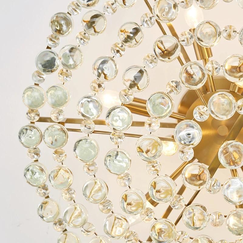 Modern Luxury Crystal Lighting Chandelier Golden Finish LED Modern Chandelier