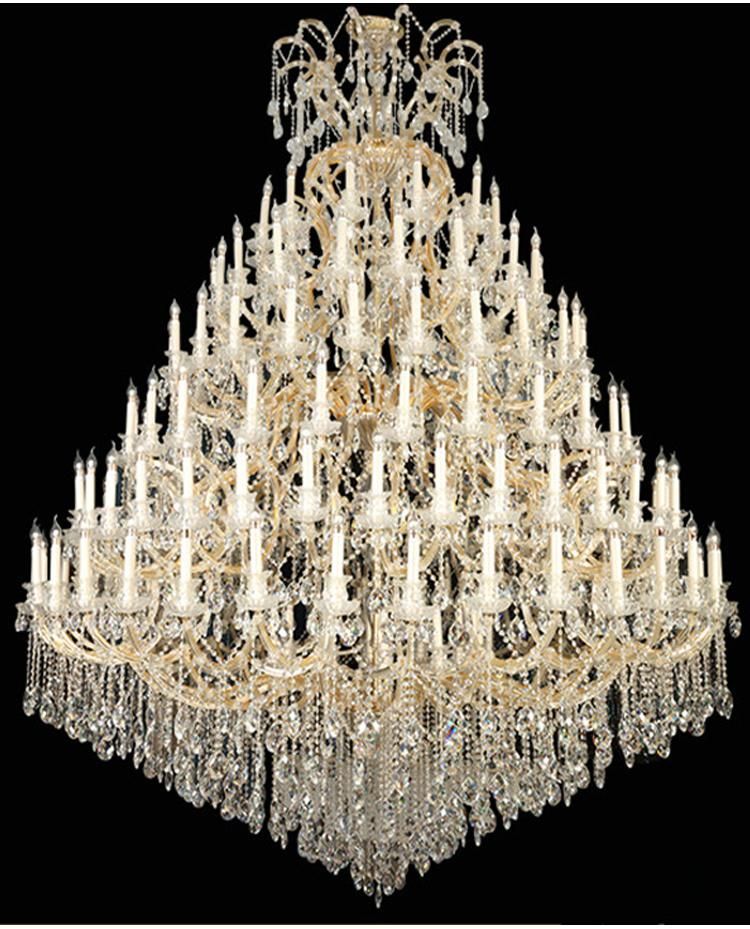 Nordic Style Decoration Luxury Hotel Lobby Custom Large Project Crystal K9 LED Chandelier Light