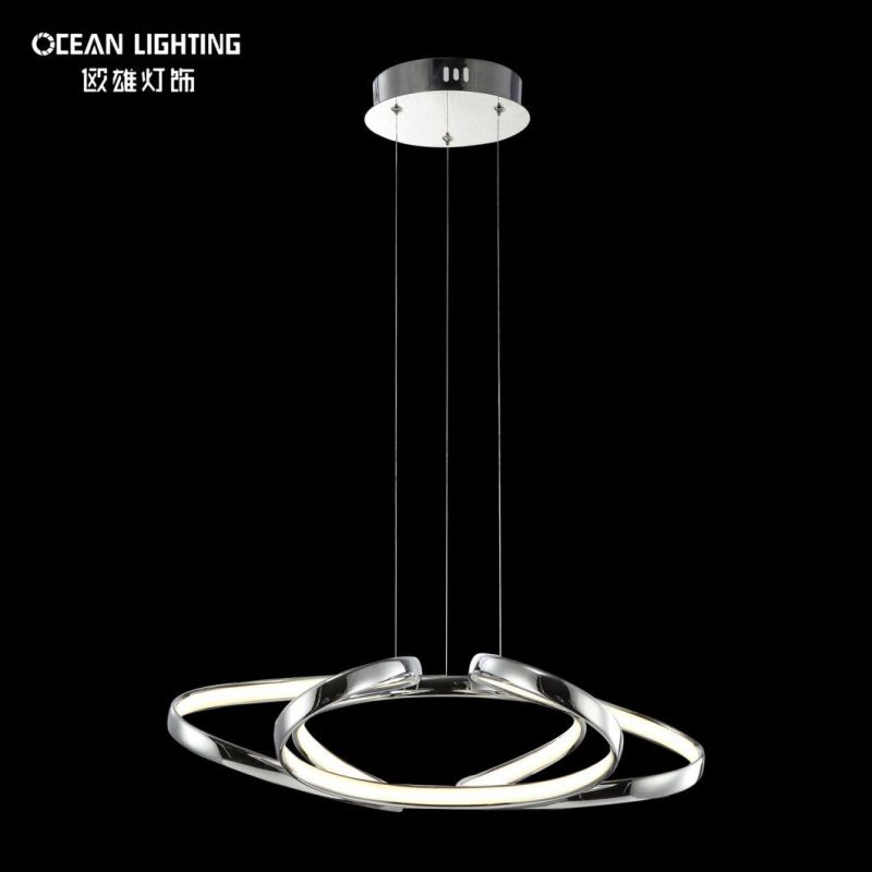 LED Lighting Aluminum Acrylic Luxury Pendant Lamp Chandelier