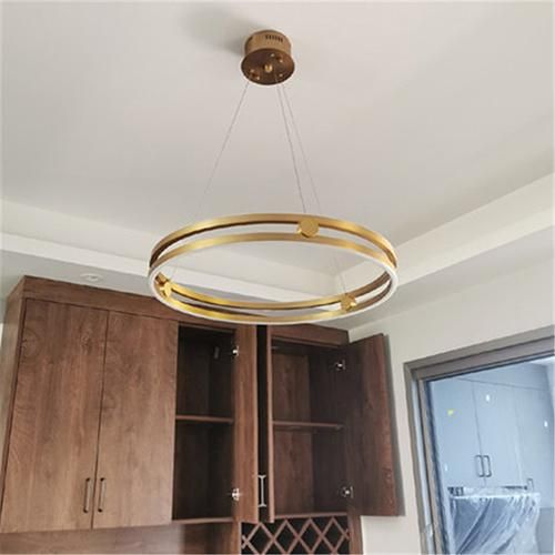 Modern Pendant Light LED Aluminum Black Color for Home Lighting Decoration