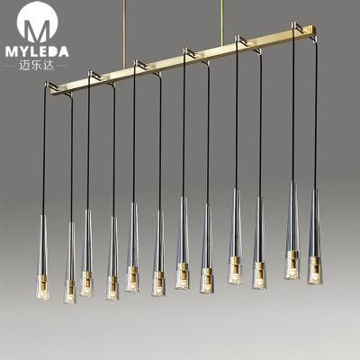 Modern Chandelier Contemporary Linear Ceiling Lamp Pendant Light