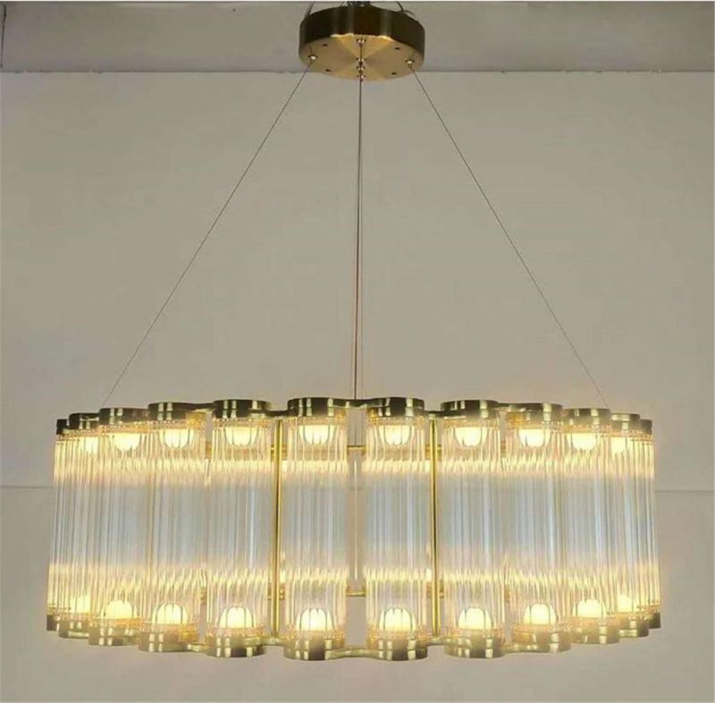 Luxury Stretched Chandeliers for Home Long S-Shape Hanglamp Kitchen Living Room Villa Round Bedroom Suspension Luminaire