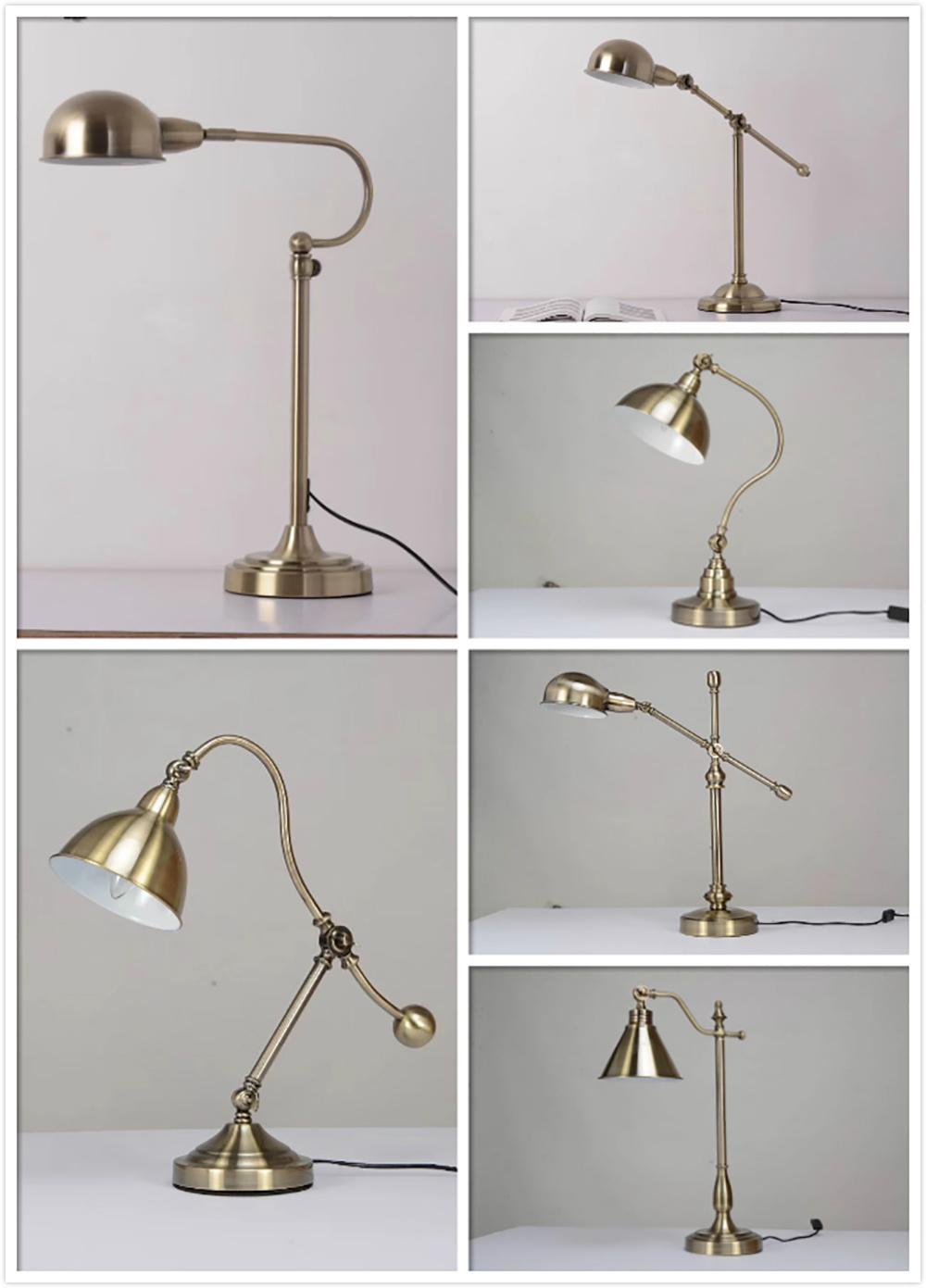 Modern Hotel Bedside LED Flexible Metal Table Lamp