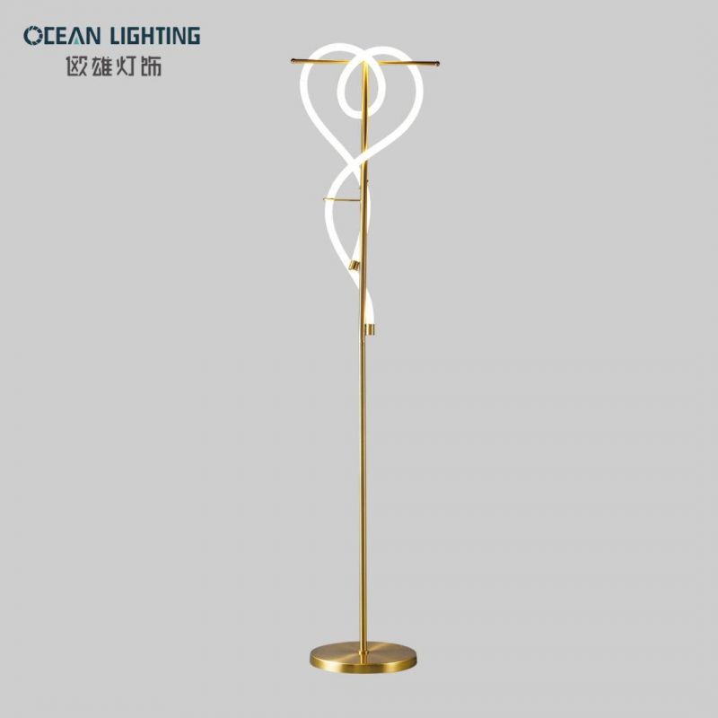 Modern Decorative Lighting Soft Inward Curve LED Lighting Floor Lamp