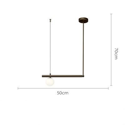 Modern Minimalist Long Pendant Lamp LED Restaurant Bar Kitchen Coffee Shop Light Nordic Lamp (WH-AP-255)