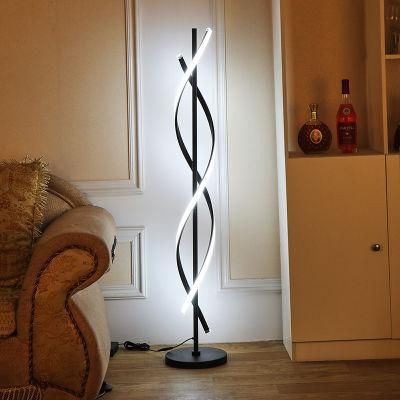 Black Minimalist Bedroom Metal Dimmable Modern Design Tripod Standing Designer LED RGB Floor Lamp