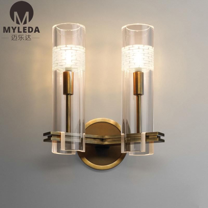 Modern Iron Decorative Guest Room Wall Lamp