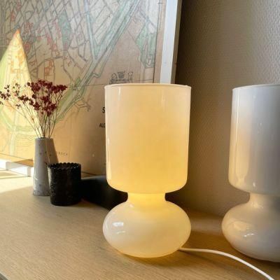 Glass Table Lamp Lykta Light Handmade Retro
