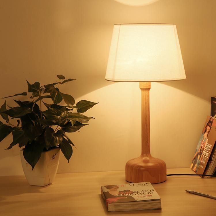 Decorative Wooden Table Lamp for Bedroom