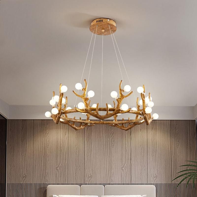 Chandelier Retro Personality Project Custom Tree Branch Lamp Pendant Lamp