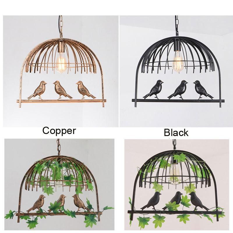 Nordic Bird Lights Bedroom Dining Room Pendant Lamp Amercian Country Droplight (WH-VP-139)