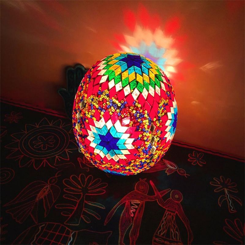 Vintage Lucky Egg Turkish Mosaic LED Children′s Night Table Lamp (WH-VTB-07)